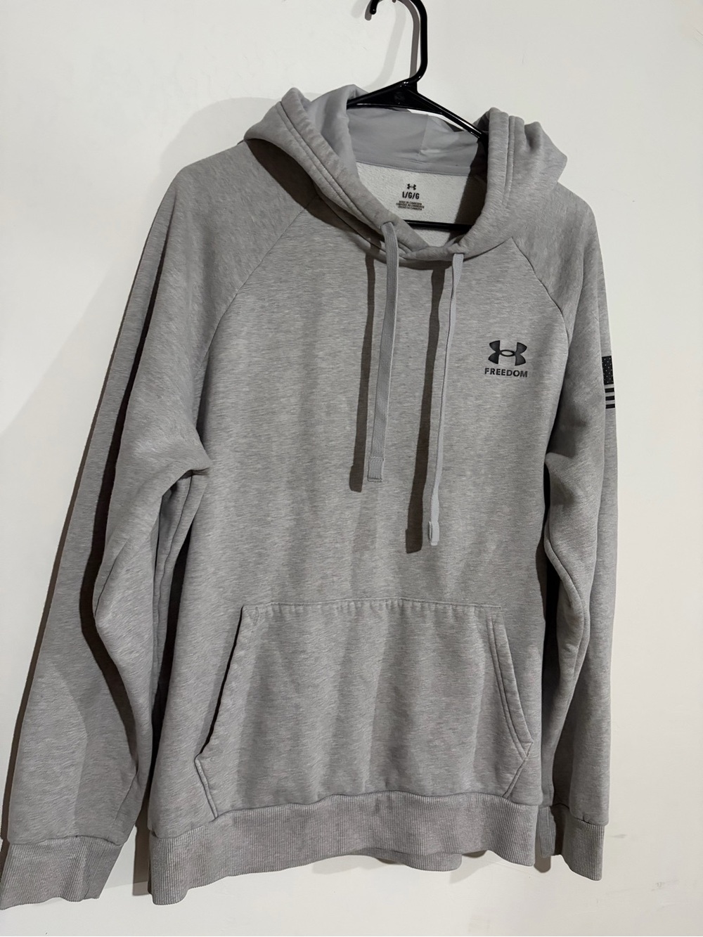 Under Armour Gray Freedom Pullover Hoodie